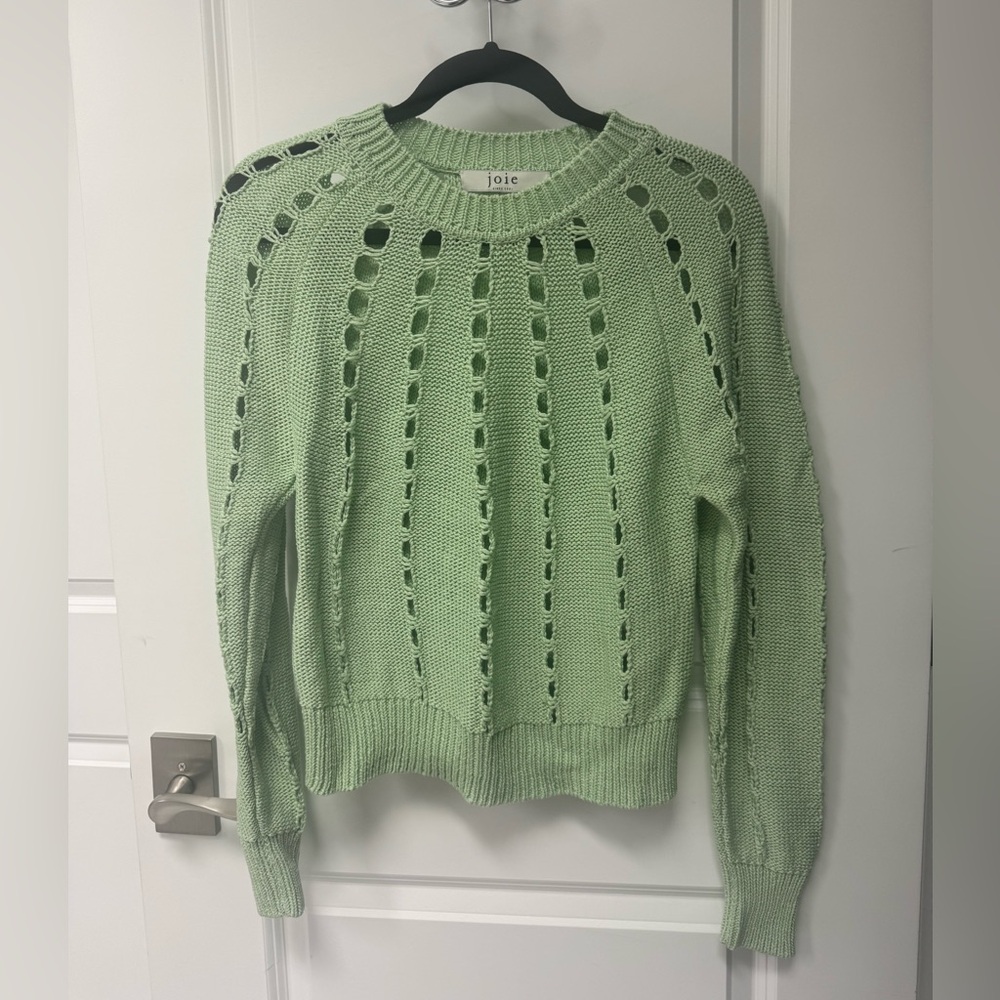 Joie Mint Green Crew Neck Sweater